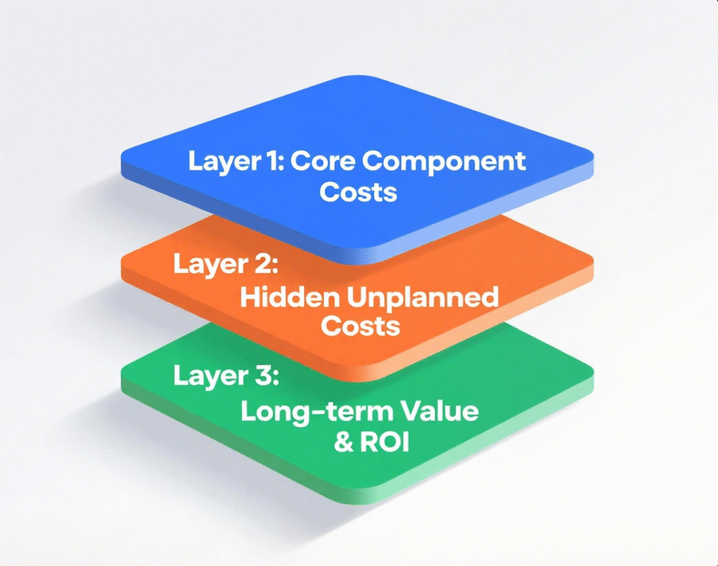 Three-layer price deconstruction